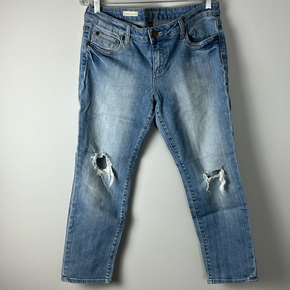 KUT WOMEN'S JEANS CATHERINE BOYFRIEND PETITE. SIZE 8P